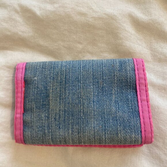 2/$15 Y2K Doll Pink & Denim Girl's Wallet - Picture 4 of 6